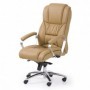 Scaun directorial piele naturala bej Ax Fodor