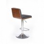 Scaun bar negru AX Z31 piele ecologica