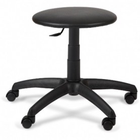 Scaun laborator negru profesional, reglabil pe inaltime