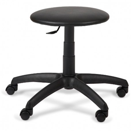 Scaun laborator negru profesional, reglabil pe inaltime