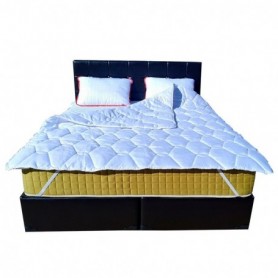 Set Saltea Pocket Spring 160x200x24 plus 2 perne 50x70 plus Husa hipoalergenica plus Pilota microfibra vara 180x200