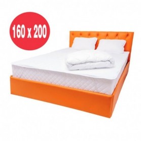 Set Avantaj saltea Diamant Standard Spring Comfort 160x200 plus 2 perne 50 x70 plus Husa plus Pilota microfibra iarna 180x200