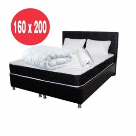 Set Avantaj saltea superortopedica Lux Moon 160x200 plus 2 perne 50 x70 plus Husa plus Pilota microfibra iarna 180x200