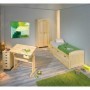Set birou lemn natur cu dulap cu 6 sertare AX Nill