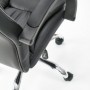 Scaun directorial negru, piele ecologica AX Relu