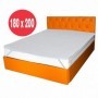 Set Saltea Cronos HR Spring Comfort 180x200 plus husa hipoalergenica