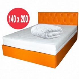 Set Saltea Cronos HR Spring Comfort 140x200 plus pilota vara microfibra 180x200