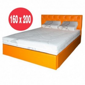 Set Saltea Helios Memory HR Zone Comfort 160x200 plus 2 perne ortopedice memory SB 52x32 cm