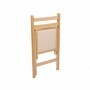 Scaun bucatarie pliant, piele ecologica, cadru de lemn