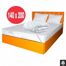 Set Saltea Zeus Memory Comfort Dodolut 140x200 plus 2 perne plus Husa hipoalergenica plus Pilota iarna microfibra 180x200
