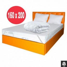 Set Saltea Zeus Memory Comfort Dodolut 160x200 plus 2 perne plus Husa hipoalergenica plus Pilota iarna microfibra 180x200